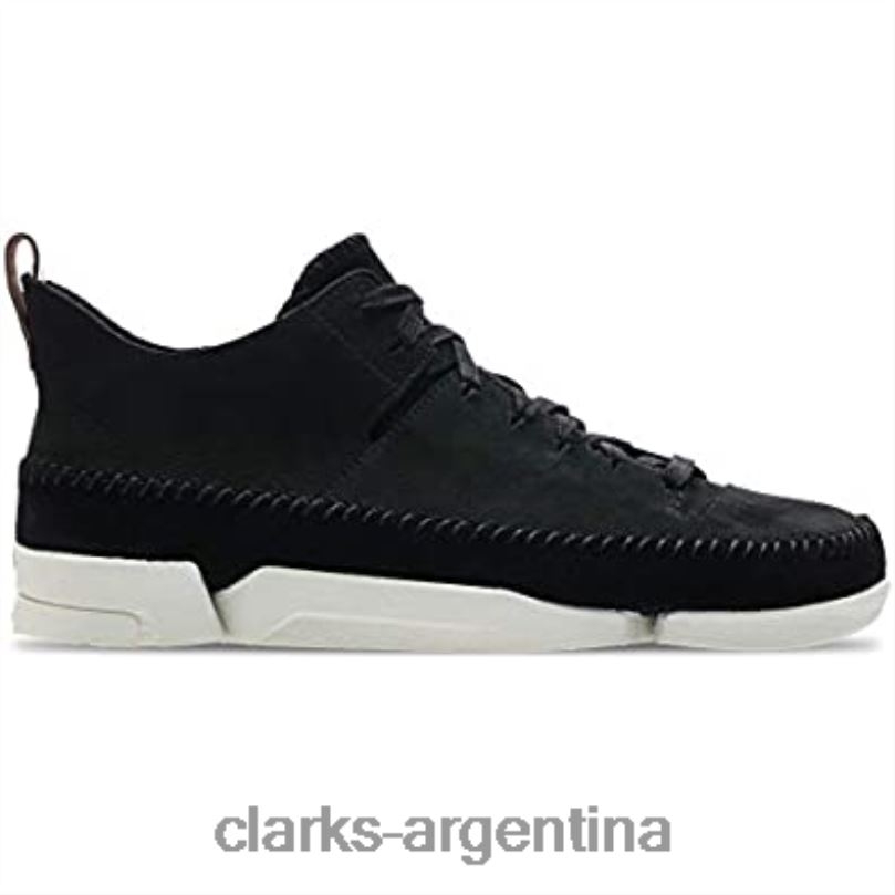 Clarks hombres 2FZPZ2553 Zapatillas bajas clarks originales trigenic flex de hombre en negro nubuck negro