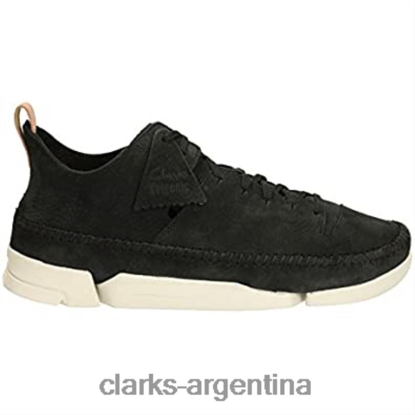 Clarks hombres 2FZPZ2553 Zapatillas bajas clarks originales trigenic flex de hombre en negro nubuck negro