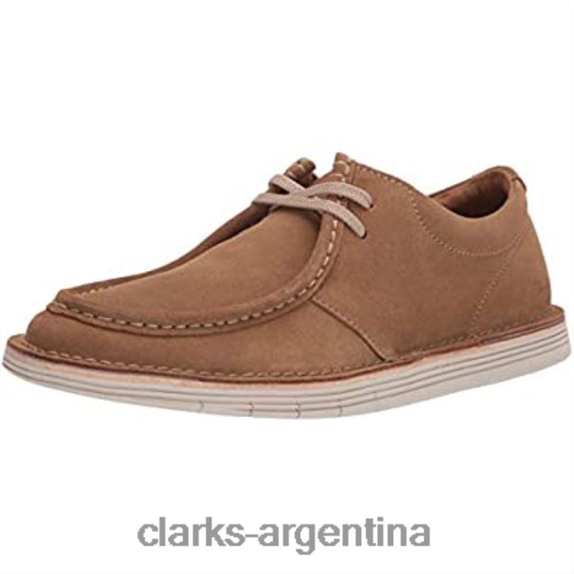 Clarks hombres 2FZPZ2590 Zapatilla forge run para hombre de ante color arena oscuro clarks gamuza arena oscura