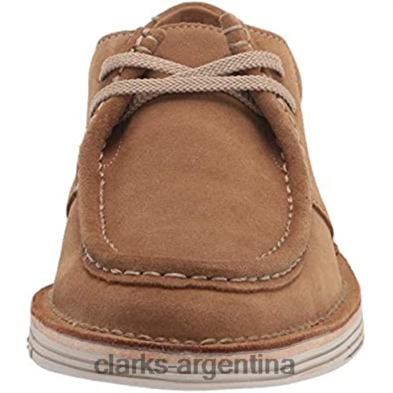 Clarks hombres 2FZPZ2590 Zapatilla forge run para hombre de ante color arena oscuro clarks gamuza arena oscura
