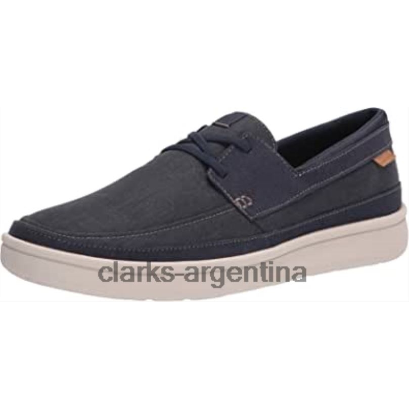 Clarks hombres 2FZPZ2623 zapatilla de encaje cantal para hombre clarks azul azul