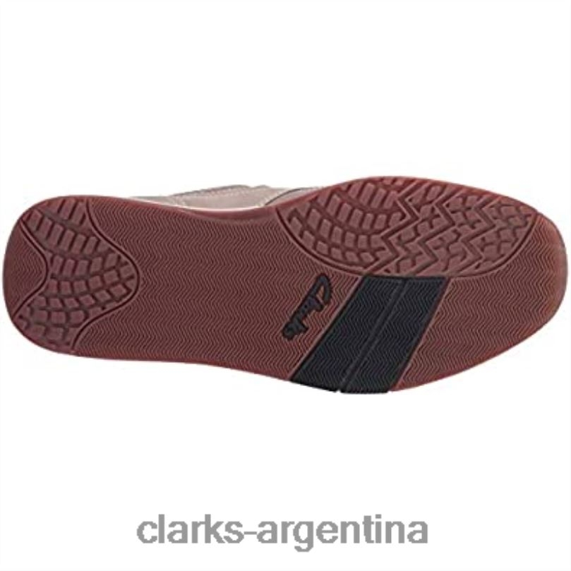 Clarks hombres 2FZPZ2936 Zapatilla clarks langton lane de nobuk piedra para hombre