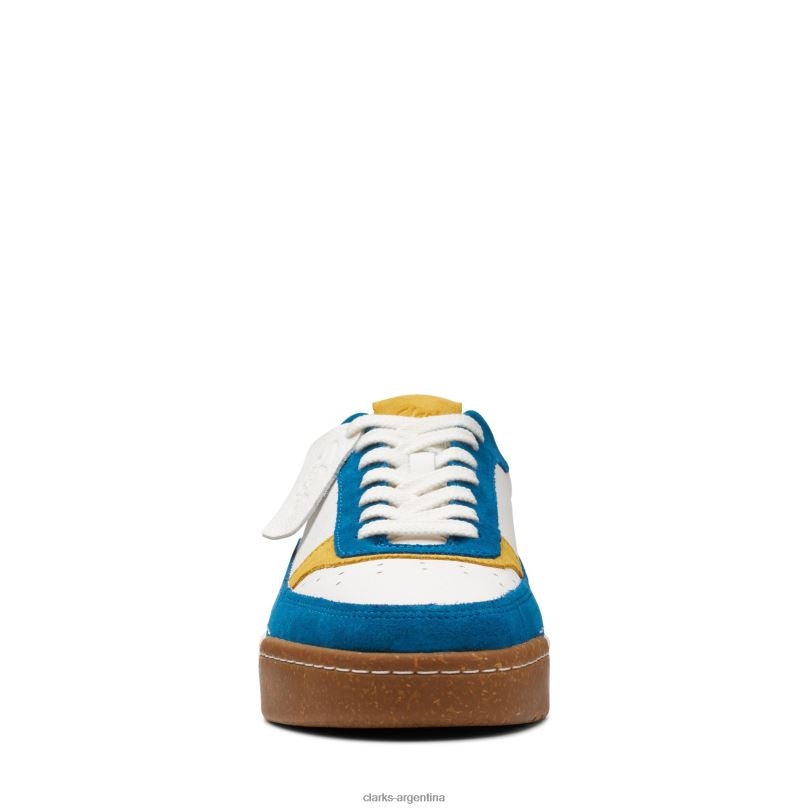 Clarks hombres 2FZPZ3527 craftcourtlace clarks combinado verde azulado combinación verde azulado