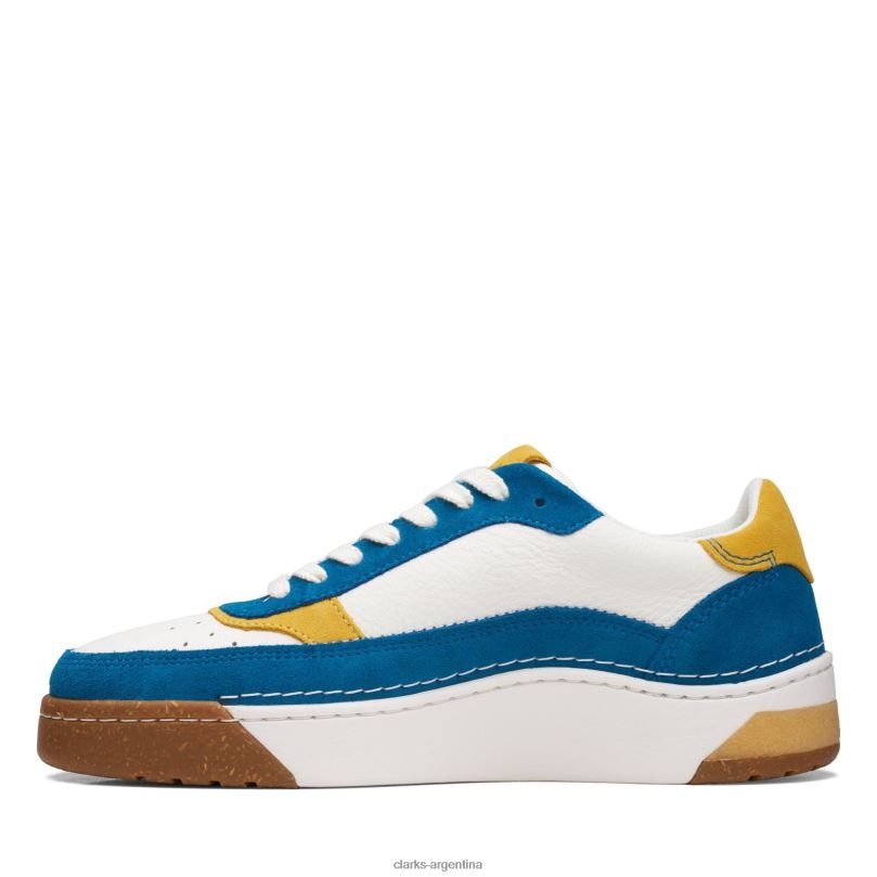 Clarks hombres 2FZPZ3527 craftcourtlace clarks combinado verde azulado combinación verde azulado