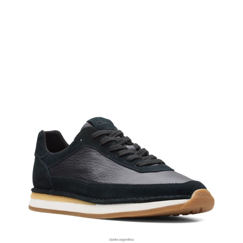 Clarks hombres 2FZPZ3659 clarks combi craft run encaje negro combinado negro