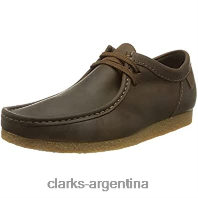 Clarks hombres 2FZPZ395 zapatillas clarks shacre wallabee ii run para hombre cera de abejas