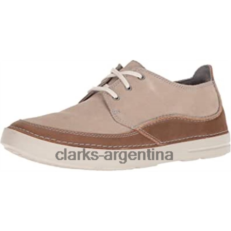 Clarks hombres 2FZPZ406 zapatilla gosler edge para hombre gamuza arena clarks gamuza arena