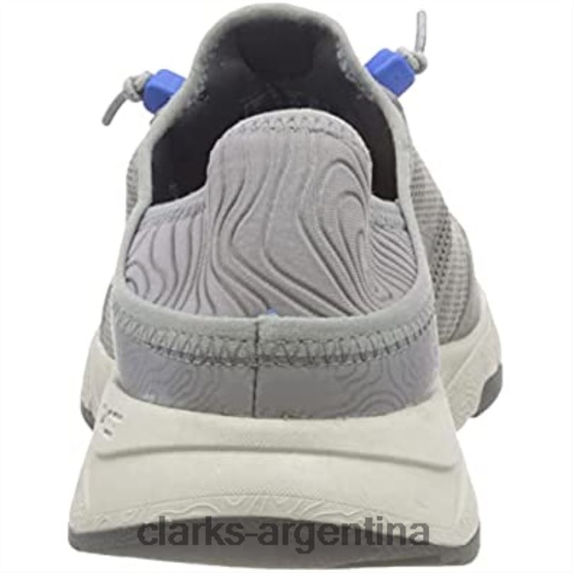 Clarks hombres 2FZPZ437 zapatillas davis bajas para hombre clarks gris combi combinado gris