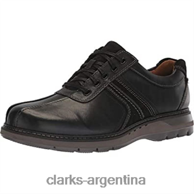 Clarks hombres 2FZPZ481 Zapatilla clarks un ramble go de cuero negro para hombre cuero negro