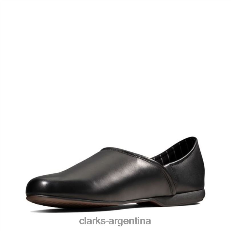 Clarks hombres 2FZPZ5507 cuero negro clarks harston e lite cuero negro cuero negro
