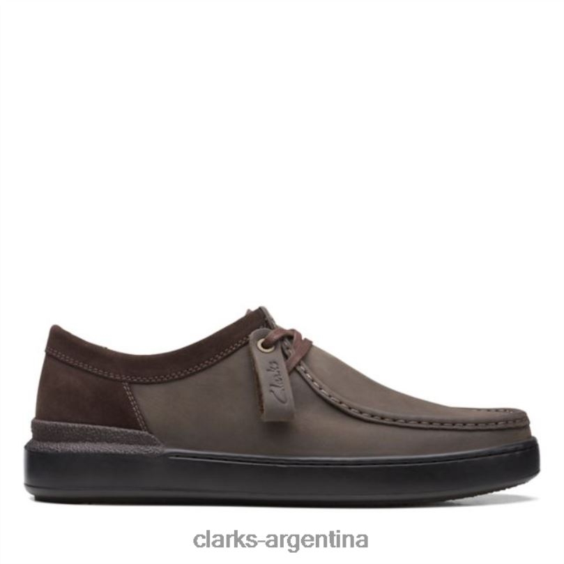 Clarks hombres 2FZPZ6568 Clarks Court Lite Wally marrones marrón