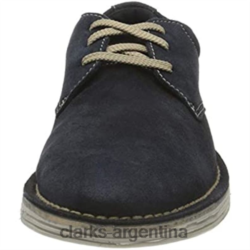 Clarks hombres 2FZPZ697 Zapatilla Clarks Forge Vibe de ante azul marino para hombre gamuza azul marino