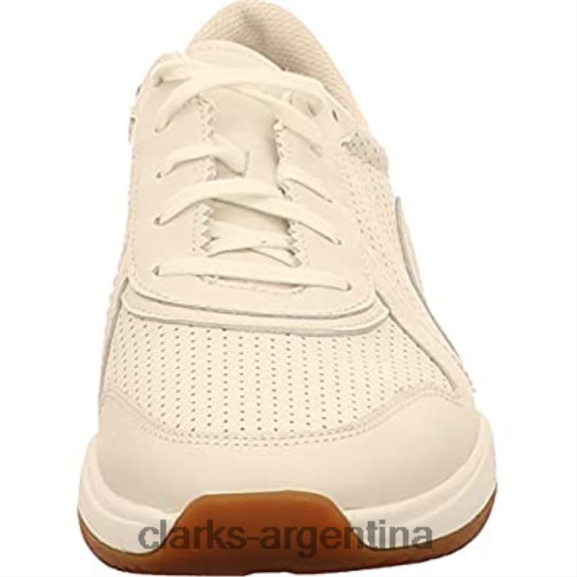 Clarks hombres 2FZPZ718 zapatillas bajas sift speed para hombre blanco cuero blanco clarks de cuero blanco cuero blanco