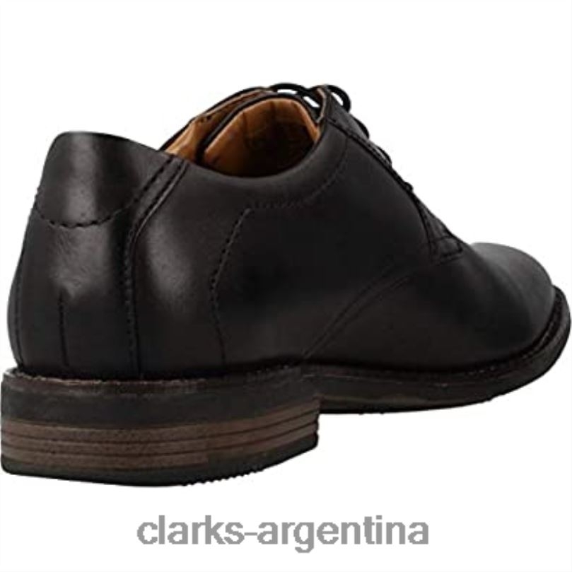 Clarks hombres 2FZPZ261 zapatos brogue de encaje becken de hombre clarks negros cuero negro cuero negro