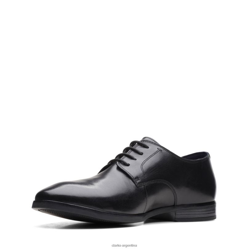 Clarks hombres 2FZPZ3575 clarks encaje bradish cuero negro cuero negro