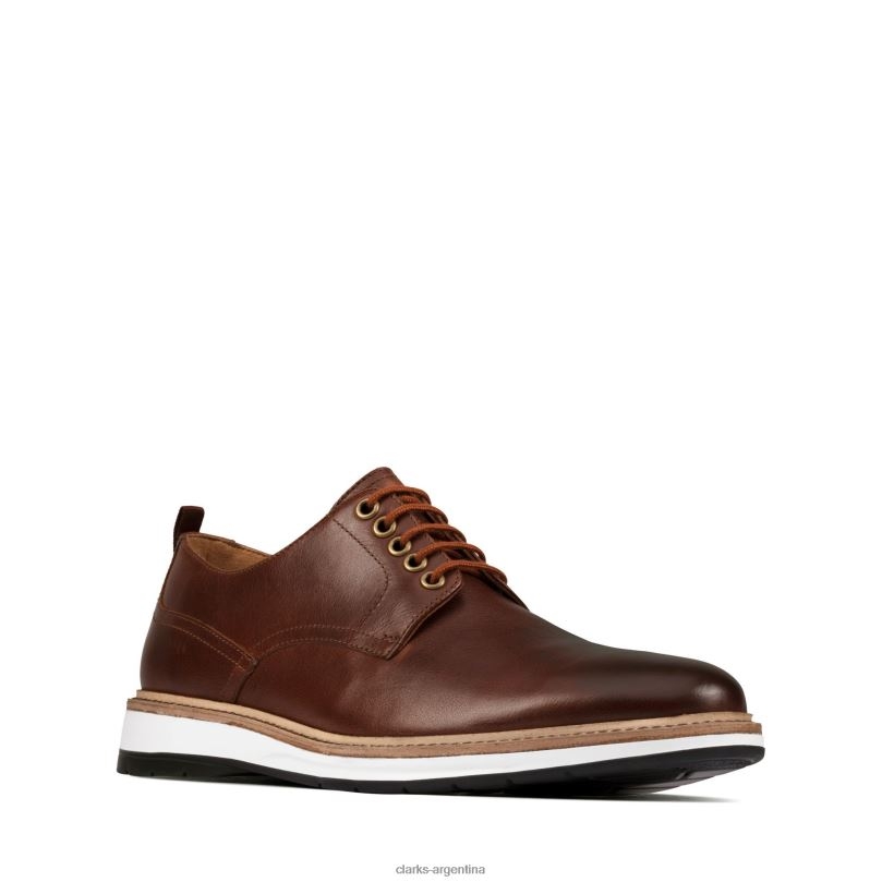 Clarks hombres 2FZPZ3663 chantry walk clarks cuero tostado oscuro cuero bronceado oscuro