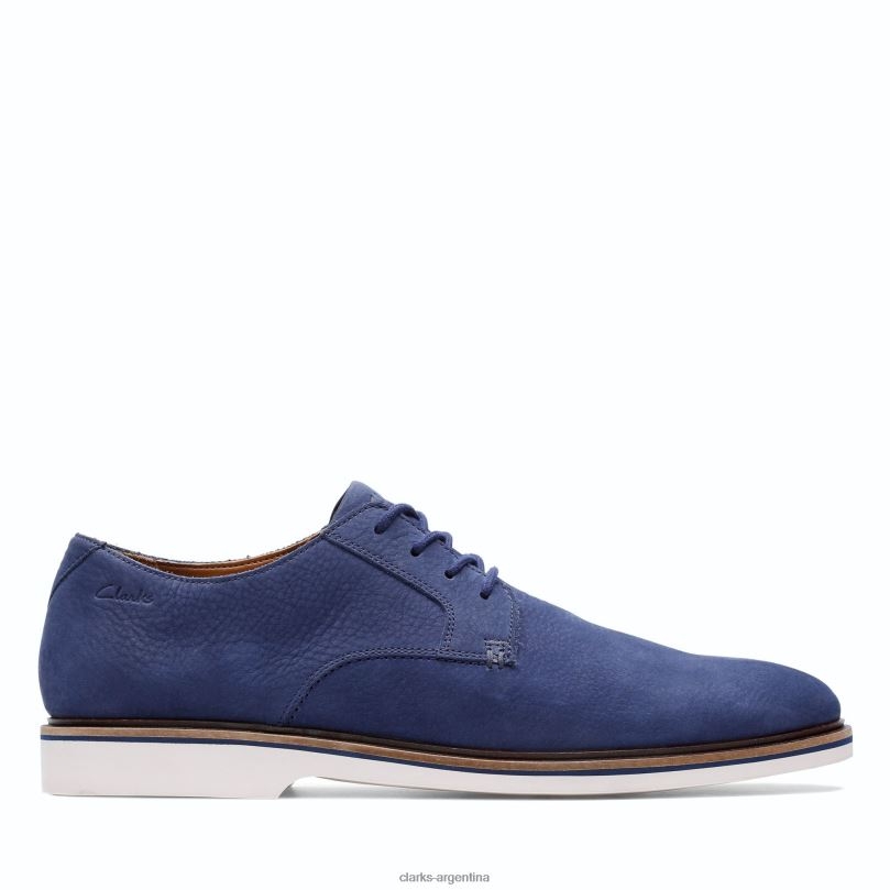 Clarks hombres 2FZPZ3682 clarks malwood nubuck liso azul marino nubuck azul marino