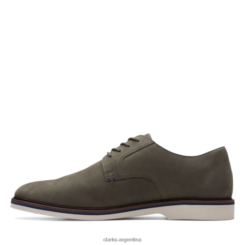Clarks hombres 2FZPZ3710 clarks malwood nubuck oliva liso nubuck oliva