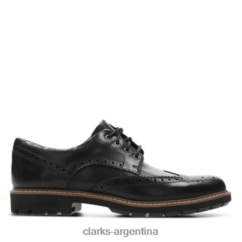 Clarks hombres 2FZPZ5565 ala batcombe cuero negro clarks cuero negro cuero negro