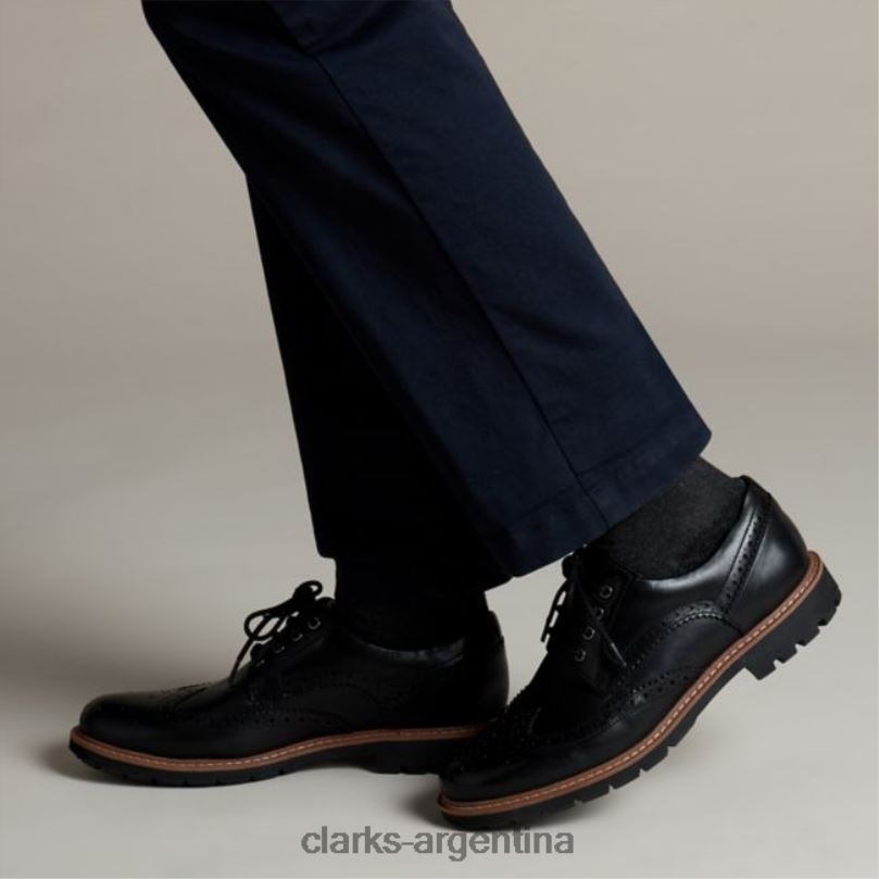 Clarks hombres 2FZPZ5565 ala batcombe cuero negro clarks cuero negro cuero negro
