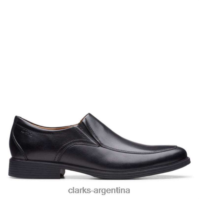 Clarks hombres 2FZPZ6761 clarks cuero negro whiddon paso cuero negro cuero negro