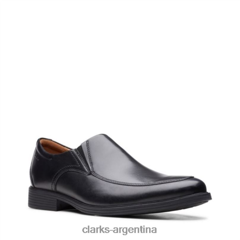 Clarks hombres 2FZPZ6761 clarks cuero negro whiddon paso cuero negro cuero negro