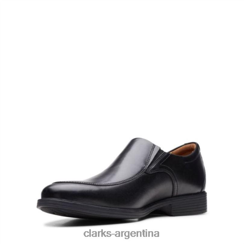Clarks hombres 2FZPZ6761 clarks cuero negro whiddon paso cuero negro cuero negro