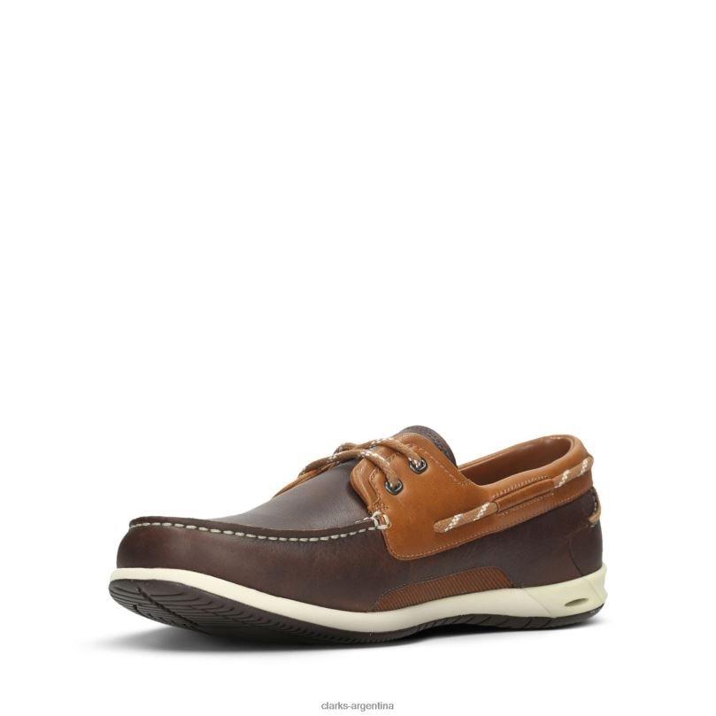 Clarks hombres 2FZPZ3761 clarks cuero marrón orson harbour cuero marrón