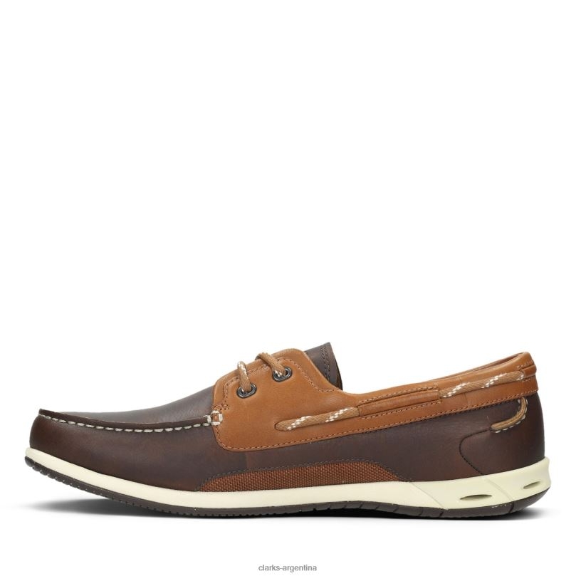 Clarks hombres 2FZPZ3761 clarks cuero marrón orson harbour cuero marrón