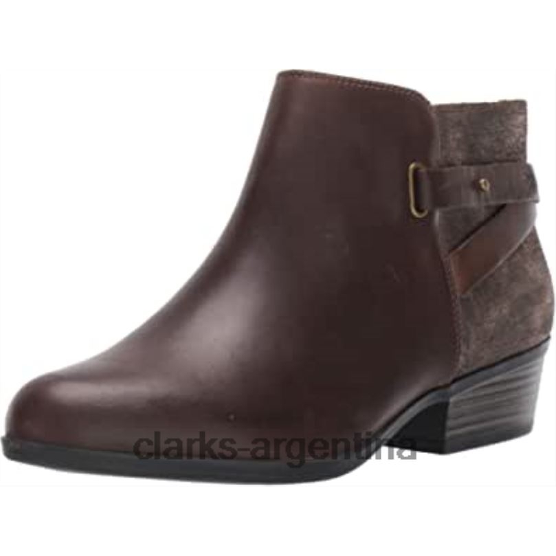 Clarks mujer 2FZPZ1044 botas de moda addiy gladys de cuero topo para mujer clarks cuero color topo
