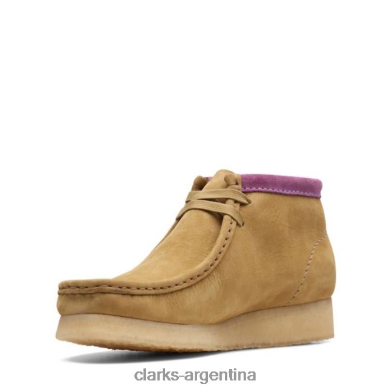 Clarks mujer 2FZPZ6049 bota clarks oakmoss combi wallabee oakmoss combi combinación de musgo de roble
