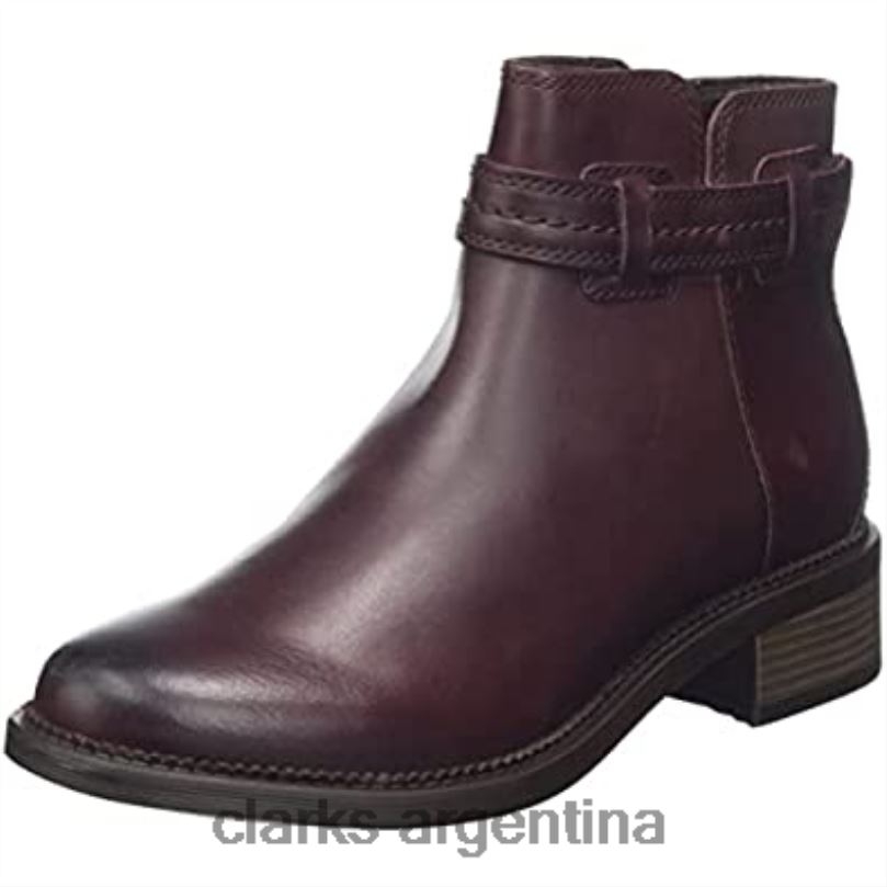 Clarks mujer 2FZPZ2839 botas chelsea maye facilidad para mujer clarks lea marrón oscuro