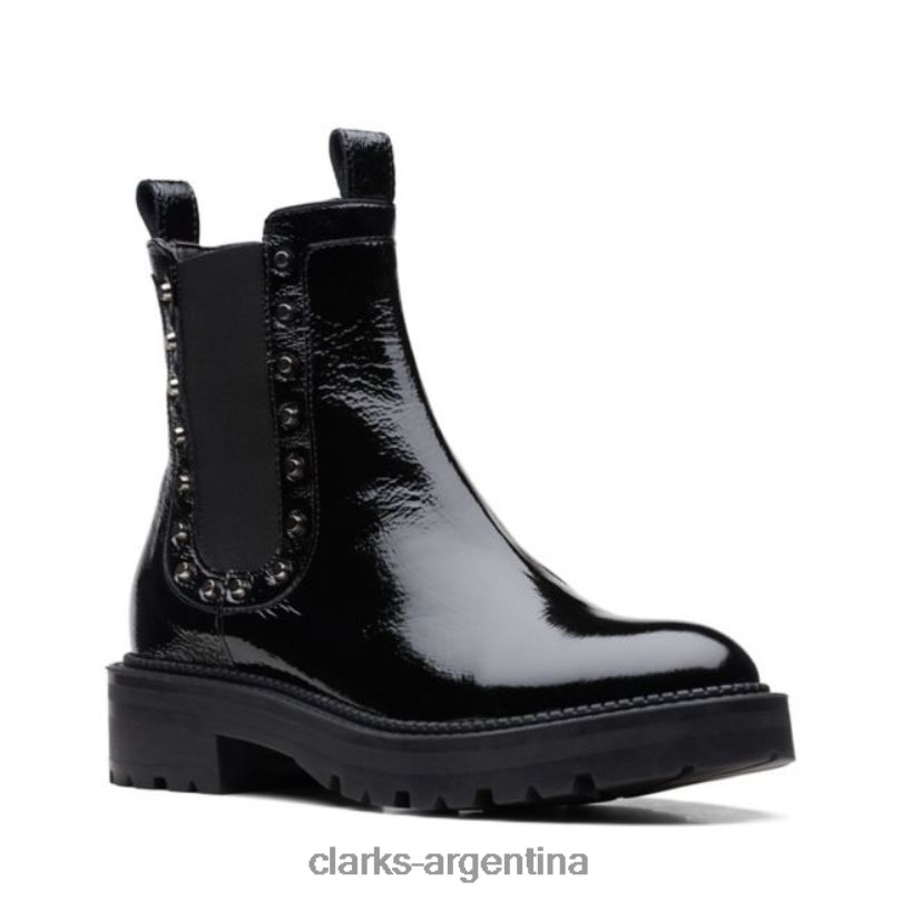 Clarks mujer 2FZPZ5286 anzino chelsea charol negro charol negro clarks charol negro