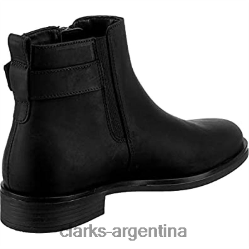Clarks mujer 2FZPZ948 botas chelsea memi lo de cuero negro para mujer clarks cuero negro