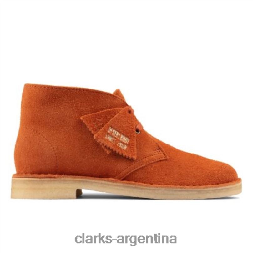 Clarks mujer 2FZPZ4173 bota desierto clarks ginger ante gamuza jengibre