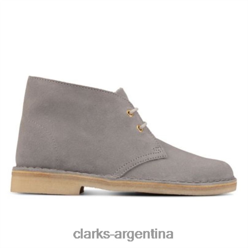 Clarks mujer 2FZPZ4175 bota safari clarks ante azul gris gamuza gris azul