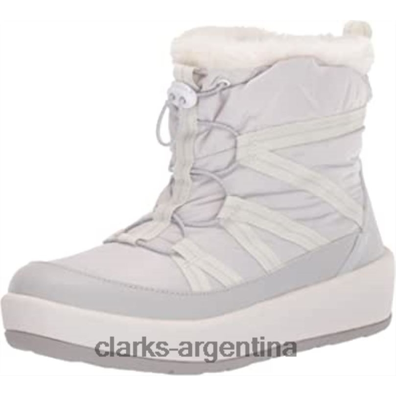 Clarks mujer 2FZPZ1087 Botín mujer Step North Frost clarks gris claro textil textil gris claro