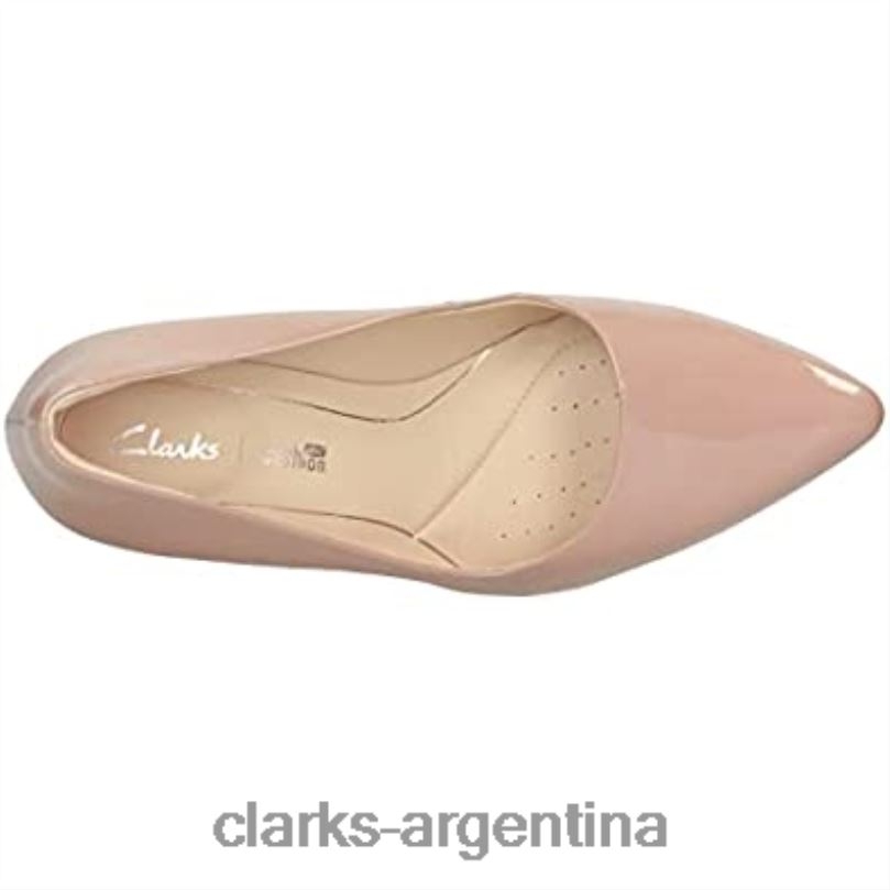 Clarks mujer 2FZPZ2710 botines de mujer laina rae beige nude charol clarks charol beige nude