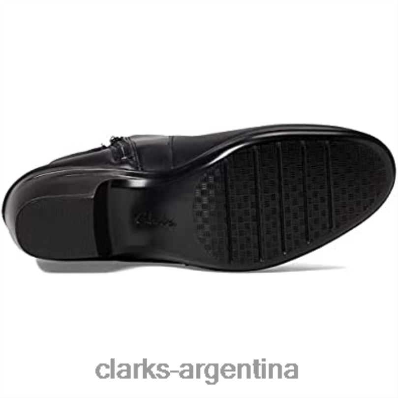 Clarks mujer 2FZPZ2828 Botín mujer Emily Holly de piel negra clarks cuero negro