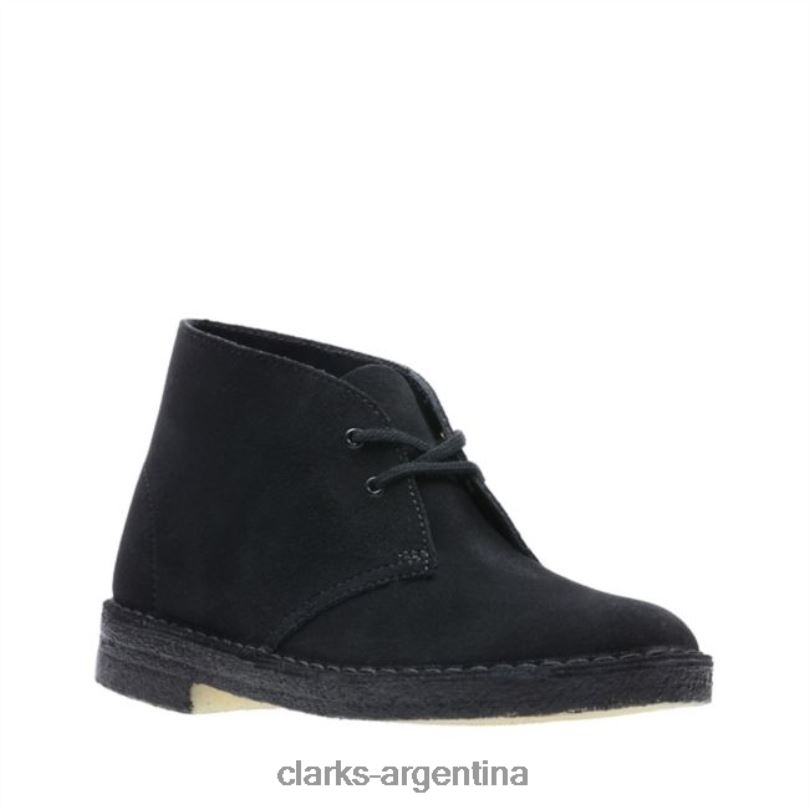 Clarks mujer 2FZPZ5338 bota clarks desert ante negro ante negro ante negro