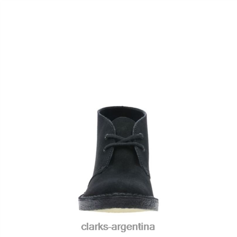 Clarks mujer 2FZPZ5338 bota clarks desert ante negro ante negro ante negro