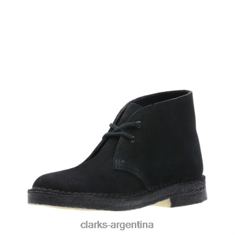 Clarks mujer 2FZPZ5338 bota clarks desert ante negro ante negro ante negro