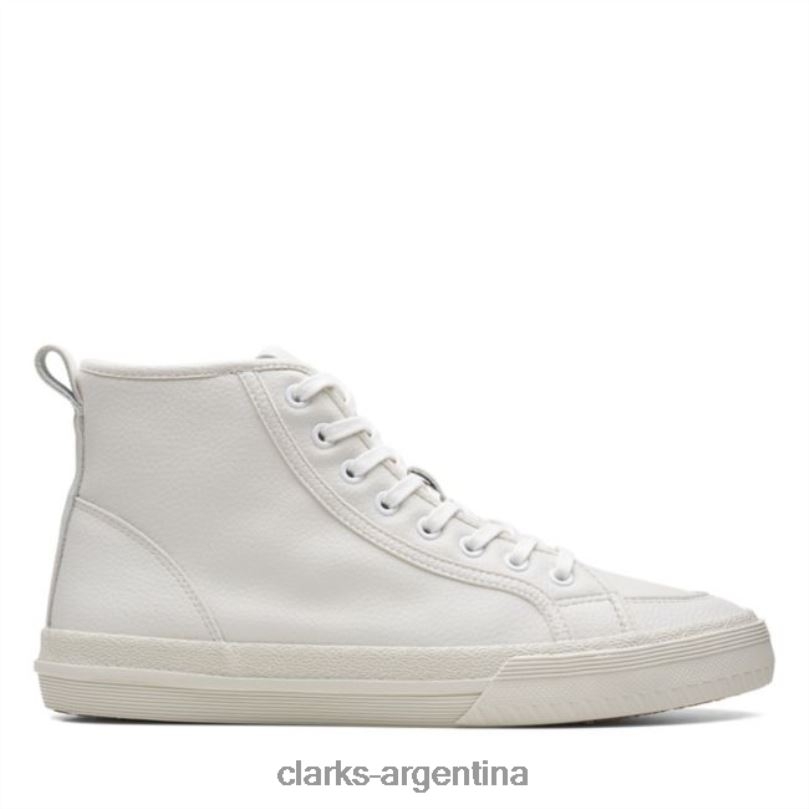 Clarks mujer 2FZPZ5345 clarks cuero blanco roxby hi cuero blanco cuero blanco