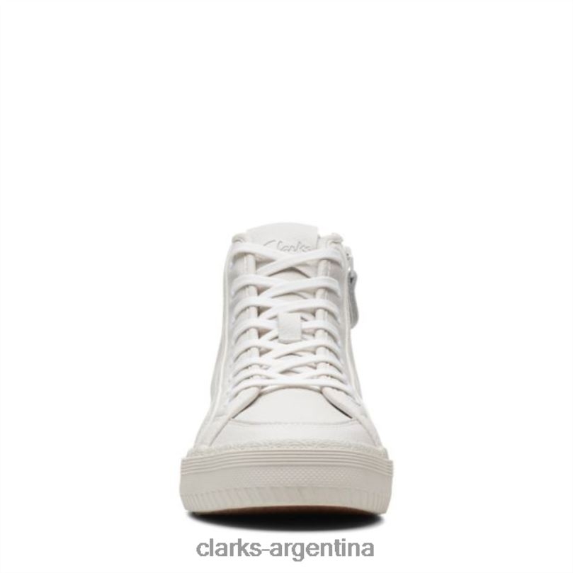 Clarks mujer 2FZPZ5345 clarks cuero blanco roxby hi cuero blanco cuero blanco