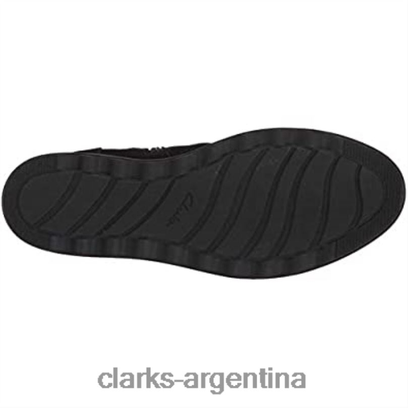 Clarks mujer 2FZPZ690 Botín clarks sharon hop mujer ante negro ante negro