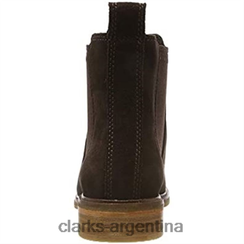 Clarks mujer 2FZPZ1284 marrón marrón oscuro marrón oscuro botas moteras clarkdalelohot para mujer clarks marrón marrón oscuro marrón oscuro