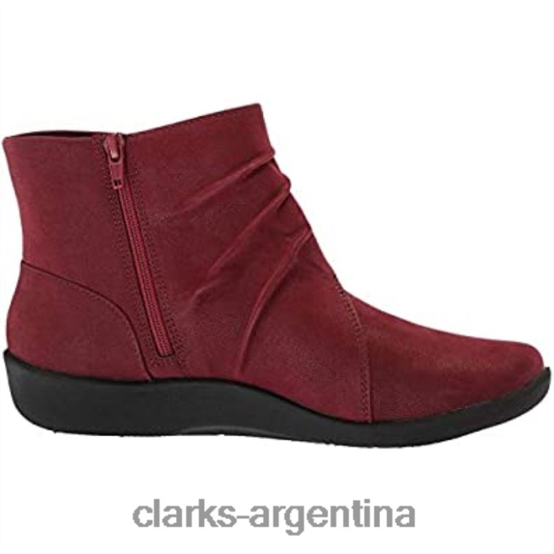 Clarks mujer 2FZPZ2865 botas clarks mujer sillian tana burdeos