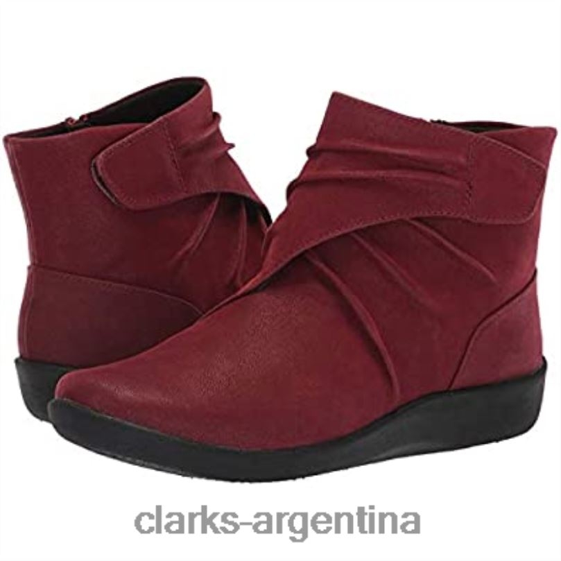 Clarks mujer 2FZPZ2865 botas clarks mujer sillian tana burdeos