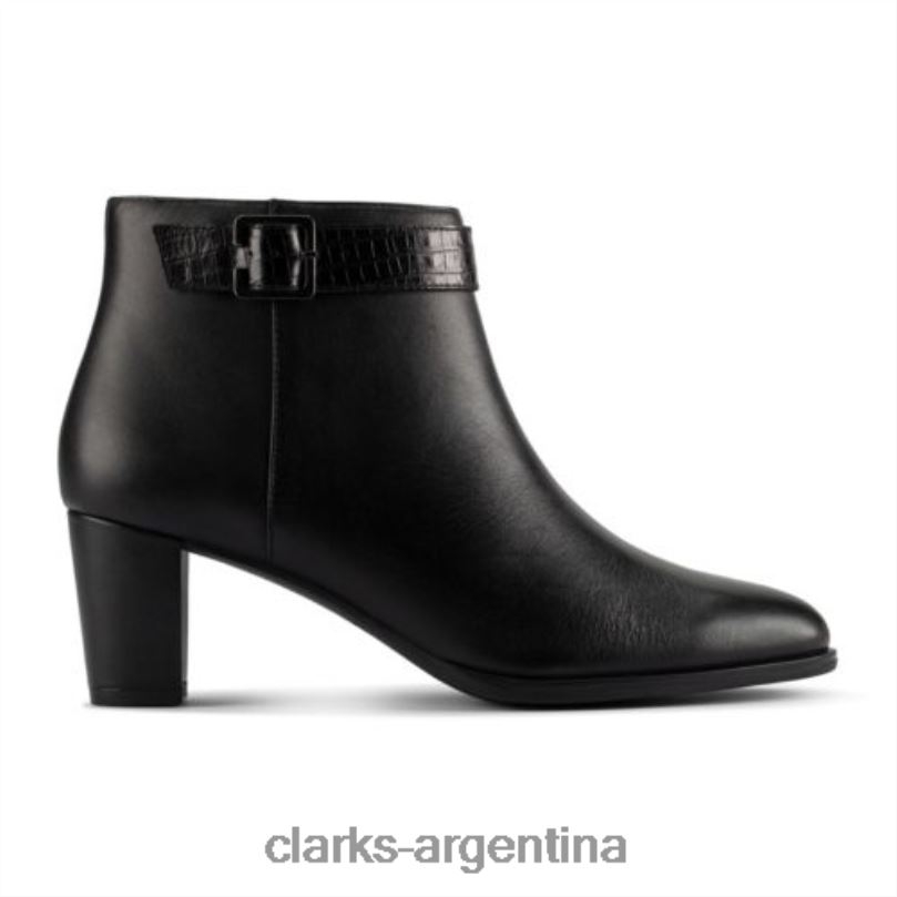 Clarks mujer 2FZPZ4210 bota clarks kayl60 cuero negro cuero negro