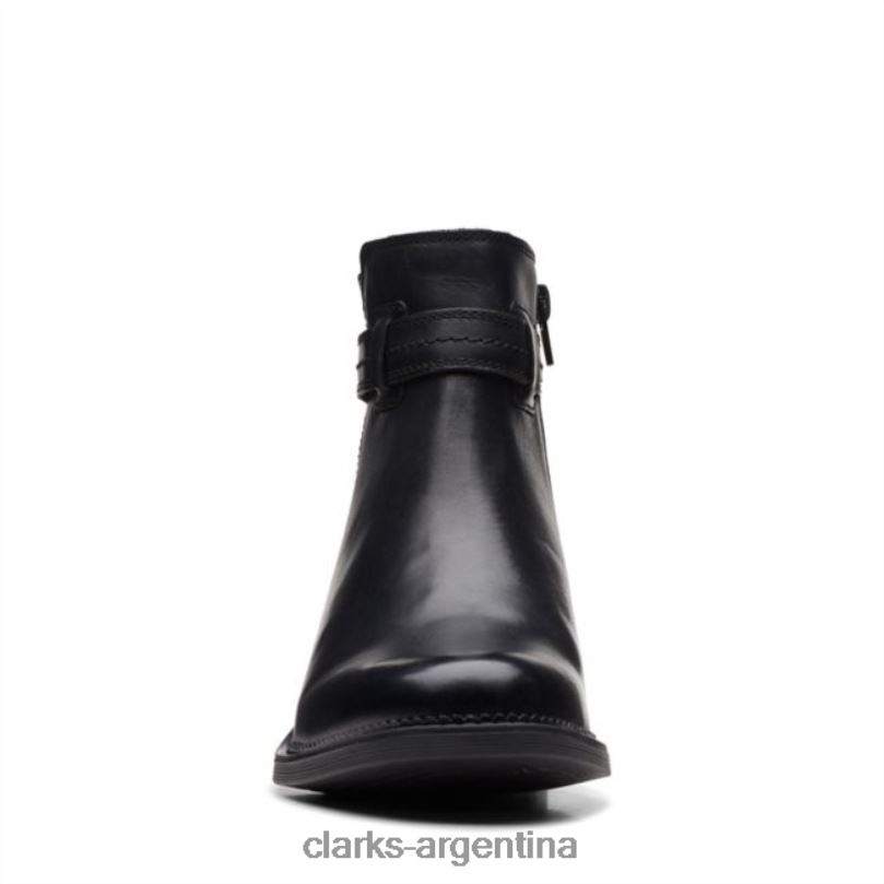 Clarks mujer 2FZPZ5988 cuero negro maye facilidad clarks de cuero negro cuero negro